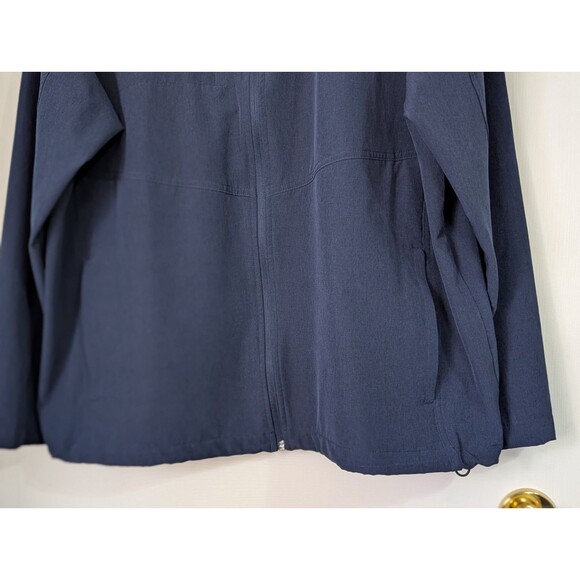 Graham Luxe Jacket Mens XL Navy Golf Windbreaker Lightweight Pockets - Picture 3 of 14